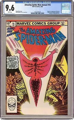 Buy Amazing Spider-Man Annual #16 CGC 9.6 1982 1253337019 • 151.22£