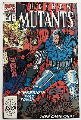 Buy New Mutants #91 - (1990) Sabertooth Vs. Cable, High Grade  • 7.99£
