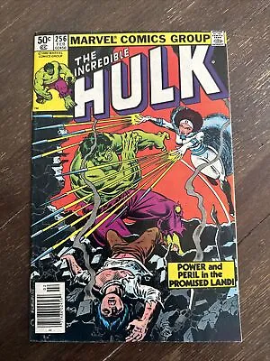 Buy The Incredible Hulk #256 Newsstand (Marvel 1981) Key - 1st Full Sabra FN • 14.39£