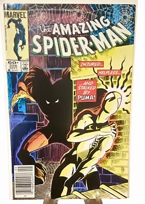 Buy The Amazing Spider-man #256  1984 1st Appearance Puma Key Issue Fn-vf Black Cat • 11.66£