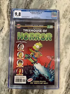 Buy 🔑🔥Treehouse Of Horror #5 CGC 9.8 Bart Simpson's RARE Bongo • 398.32£