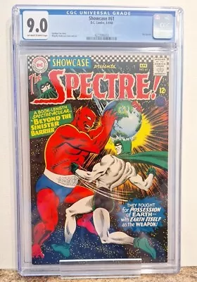 Buy Showcase # 61 CGC 9.0 OW-White (DC, 1966 ) 2nd Silver Age Appearance Spectre! • 197.65£