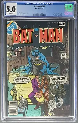 Buy Batman #313  CGC 5.0 1st Appearance Of Tim Fox - White Pages • 115.89£