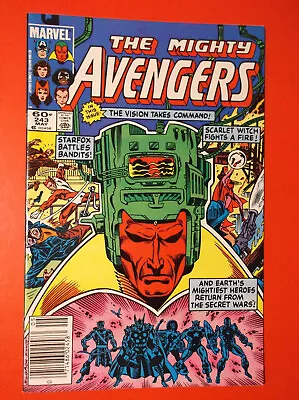 Buy THE AVENGERS # 243 - VF 8.0 - 1984 NEWSSTAND - 1st MENTION WEST COAST AVENGERS • 6£