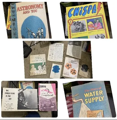 Buy Vintage Story Of Water Supply Promotional Comic Books, Astronomy, Light, 50s-70s • 31.95£