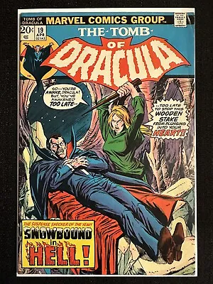 Buy Marvel Comics Tomb Of Dracula #19 1st Mention Of Blade Having Vampire Blood 1974 • 15.77£