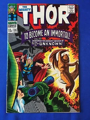 Buy The Mighty Thor #136 FN+ (6.5) MARVEL ( Vol 1 1967) Kirby, 1st App Sif (2) • 52£