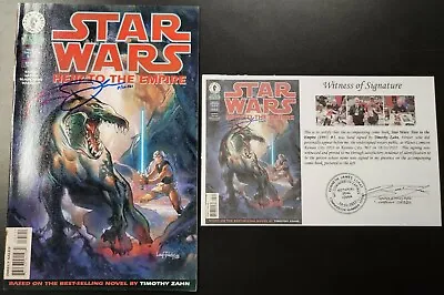Buy Star Wars: Heir To The Empire (1995) #5 SIGNED By Timothy Zahn W/ Notarized WOS • 35.56£