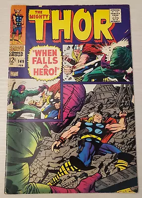 Buy Thor #149 (1968) 2nd App. Of The Wrecker By Kirby & Lee Must Sell To Pay Rent! • 39.98£