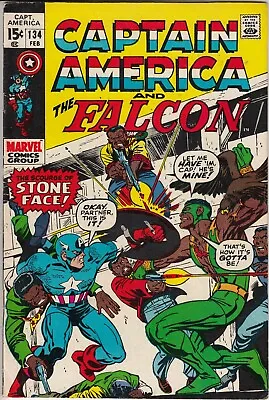Buy Captain America And The Falcon 134 - 1971  - Very Fine - • 19.99£