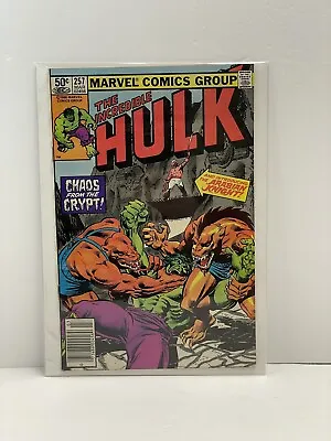Buy Incredible Hulk #257 1981 1st Appearance Of Arabian Knight Key NEWSSTAND RARE • 13.37£