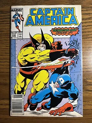 Buy Captain America 330 Newsstand 1st Team App Of Night Shift  Marvel Comics 1987 A • 4.73£