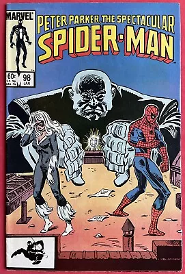 Buy Spectacular Spider-Man #98 (1985) 1st Appearance Of Spot • 32.95£