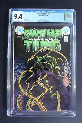 Buy SWAMP THING #8 WRIGHTSON Len Wein 1974 Lurker In Tunnel 13 Movies TV JLD CGC 9.4 • 159.32£