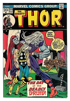 Buy #209 The Mighty Thor 1973 VF- Raw Comic • 11.83£