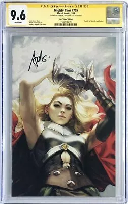 Buy Mighty Thor 705 CGC Not 9.8 Artgerm Virgin 1:100 Thor Love & Thunder Jane Foster • 320.60£