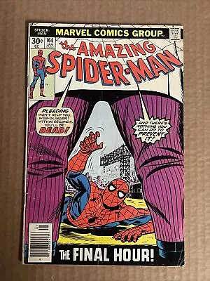 Buy Amazing Spider-man #164 First Print Marvel Comics (1977) Kingpin • 7.91£