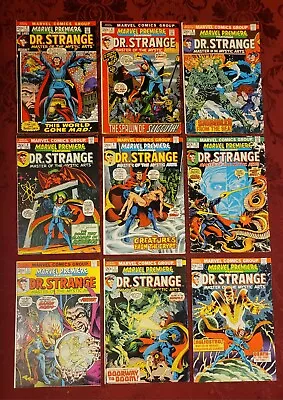 Buy Marvel Premiere 1972 Dr. Strange 3 4 6 8 9 10 11 12 14 Lot Of 9 Comics Doctor • 158.87£