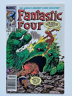 Buy Fantastic Four #264 (1984) Newsstand John Byrne Mole Man Corner-crunch VF+ Range • 5.53£