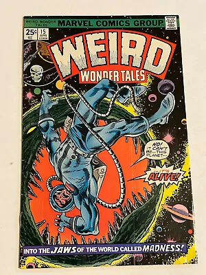 Buy Weird Wonder Tales #15 April 1976 Marvel Comics STAN LEE JACK KIRBY Bronze G/VG • 7.90£