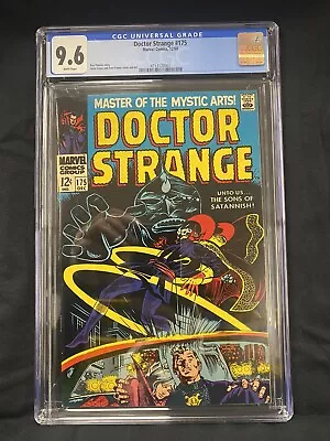 Buy Doctor Strange #175 Cgc 9.6 Wp Roy Thomas/gene Colon/tom Palmer Sweet Book! • 394.36£