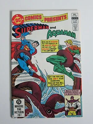 Buy Dc Comics Presents #48 Vf/nm Superman Aquaman Team Up Black Pirate Octopus 1982 • 4£