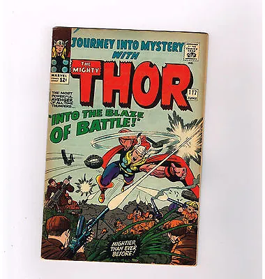 Buy JOURNEY INTO MYSTERY (THOR) #117 Grade 7.0 Silver Age  Into The Blaze Of Battle  • 55.19£
