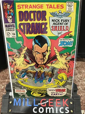 Buy STRANGE TALES #156  Dr. Strange, Jim Steranko Nick Fury, 1st Zom 7.5 VF- • 59.13£