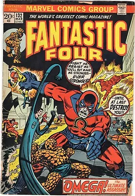 Buy Marvel Comics Fantastic Four Volume 1 Book #132 Lower Grade 1973 • 2.36£