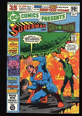 Buy DC Comics Presents #26 NM- 9.2 1st Appearance New Teen Titans! DC Comics 1980 • 178.45£