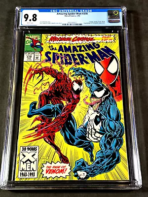 Buy The Amazing Spider-Man #378 1993 CGC 9.8 3931505011 Mark Bagley Randy Emberlin • 59.96£