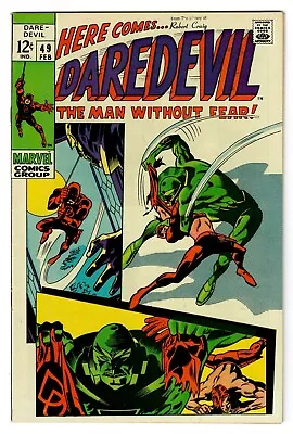 Buy Daredevil (1964) #49 1st Print Starr Saxon Robot Cover Stan Lee Gene Colan VF/NM • 28.46£
