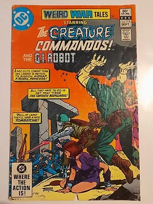 Buy Weird War Tales #115 Sept 1982 Fair/Good 1.5 Creature Commandos • 3.50£