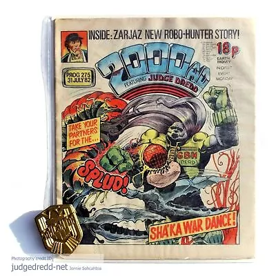 Buy 2000AD Prog 275-276 All 2 Judge Dredd Issues + Comic Bag And Board 31 7 82 1982 • 11.99£