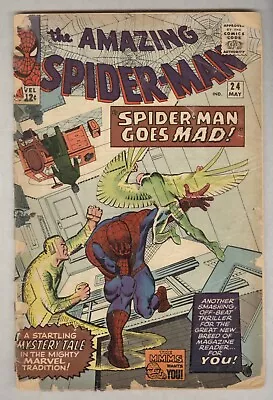 Buy Amazing Spider-Man #24 May 1965 FR Mysterio • 36.15£
