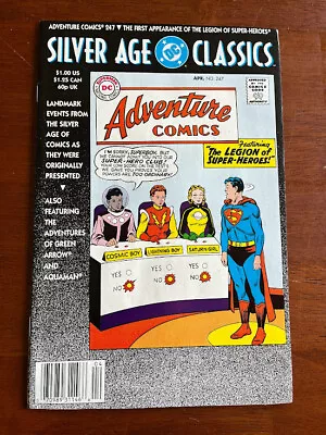 Buy Dc Silver Age Classics Adventure Comics # 247 Vf- 1st Legion Of Super-heroes • 2.20£