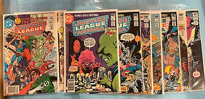 Buy Justice League Of America DC Comics Lot Of 9 Books Range VF To NM Bronze Age • 31.17£