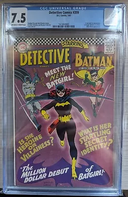 Buy Detective Comics #359 1st Appearance Of Batgirl CGC 7.5 White Pages Key Issue • 205£