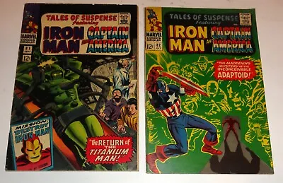 Buy Captain America Iron-man Tales Of Suspense #81,82 Vg/fn  1966 • 25.18£
