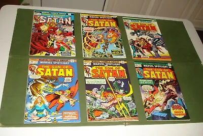Buy Marvel Spotlight 6 Issues 15, 16, 17, 18, 19, 24, Hi Grade Comics, Son Of Satan • 35.48£