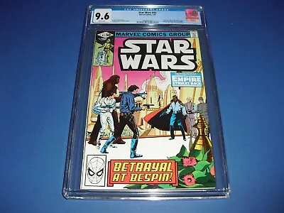 Buy Star Wars #43 CGC 9.6 W/ WHITE PAGES From 1981! Marvel 1st Lando Calrissian D57 • 118.25£