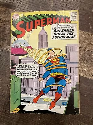 Buy SUPERMAN # 128 DC COMICS April 1959 RED KRYPTONITE 1st APPEARANCE SILVER AGE • 31.98£