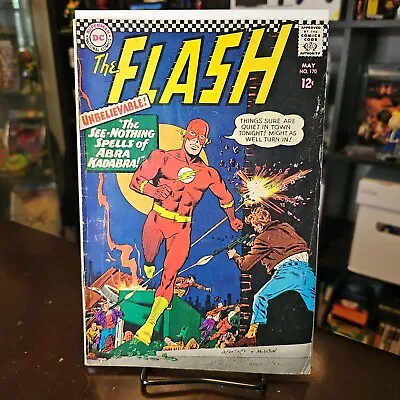 Buy The Flash #170 - May 1967 DC - Good Condition - Abra-Kadabra Centerfold Detach • 6.32£
