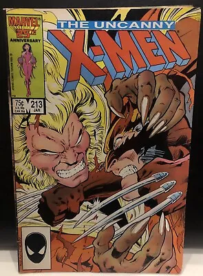 Buy Uncanny X-Men #213 Comic , Marvel Comics • 11.50£