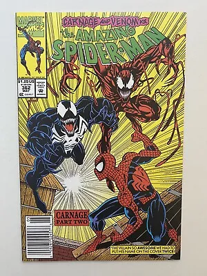 Buy Amazing Spider-Man #362 Newsstand 2nd Full App Of Carnage (Marvel 1992) Sharp! • 23.72£