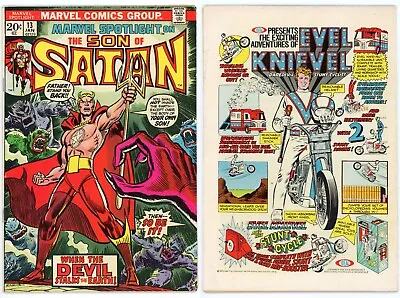 Buy Marvel Spotlight #13 (FN- 5.5) 1st App Victoria Hellstrom & Marduk Satan 1974 • 19.91£