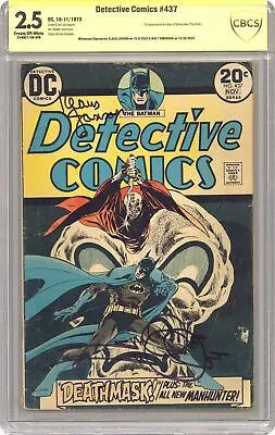 Buy Detective Comics #437 CBCS 2.5 SS Janson/Simonson 1973 23-0AE1106-048 • 88.47£