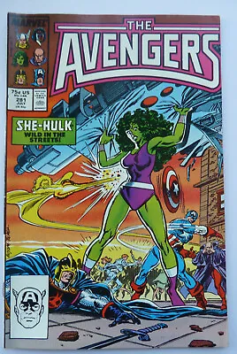 Buy The Avengers #281 - She-Hulk Wild In The Streets - July 1987 VF 8.0 • 8.99£