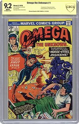 Buy Omega The Unknown #1 CBCS 9.2 SS Gerry Conway 1976 23-0B0CC15-021 • 294.35£