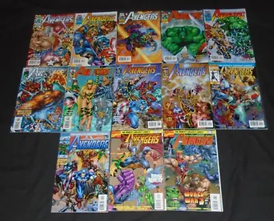 Buy The Avengers Marvel Comics  Vol 2 1-13 Full Set Series Rob Liefeld 1996/97 • 18.99£